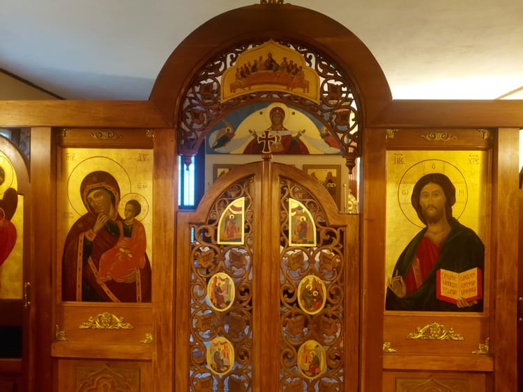 The Chapel Receives the Great Gift of the Otrada Mother of God Iconostasis!